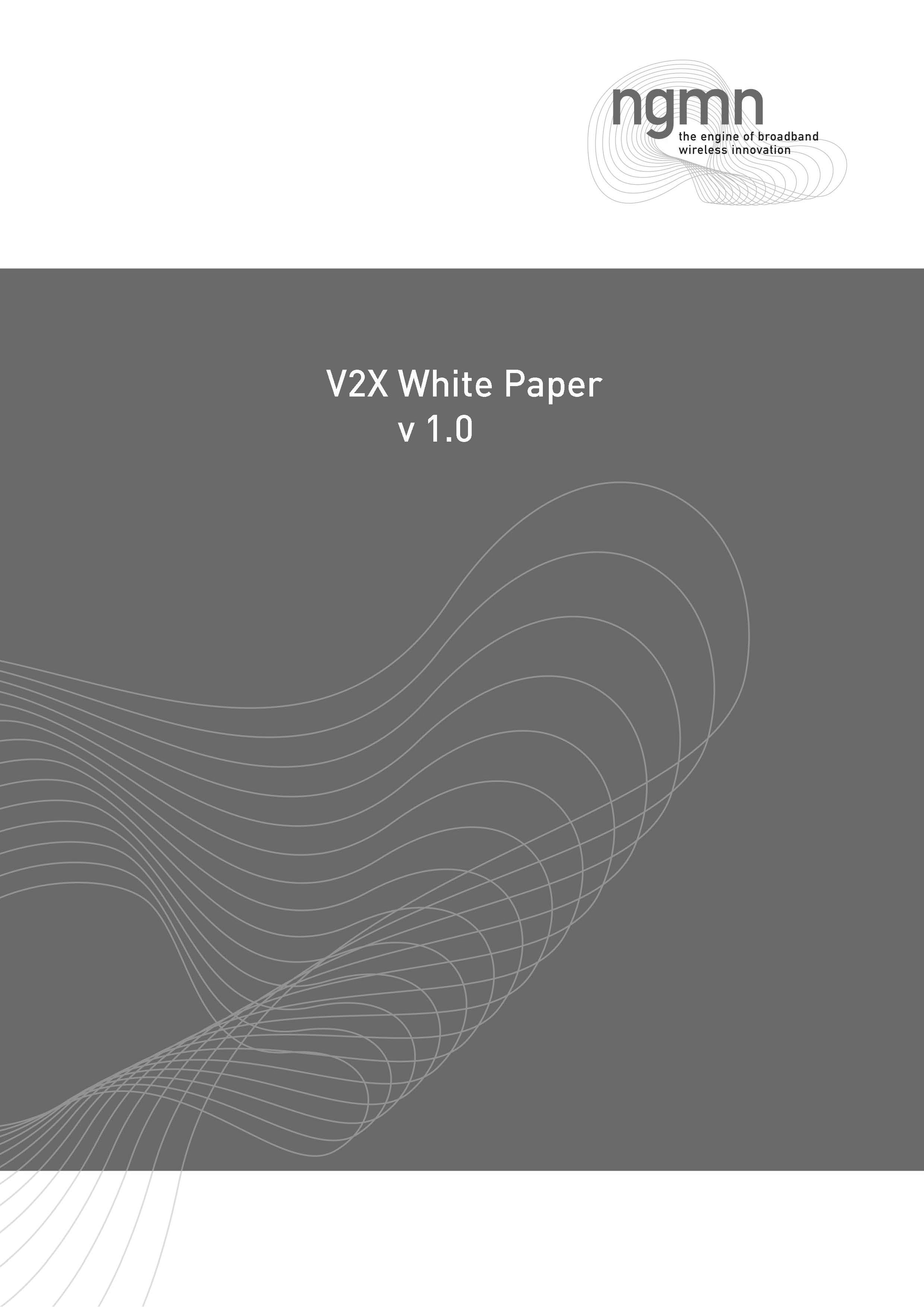 V2X Task Force: White Paper v1.0