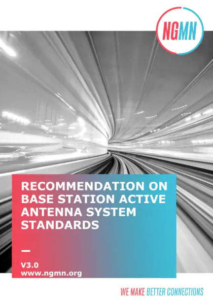  Recommendation on Base Station Active Antenna System Standards V3.0